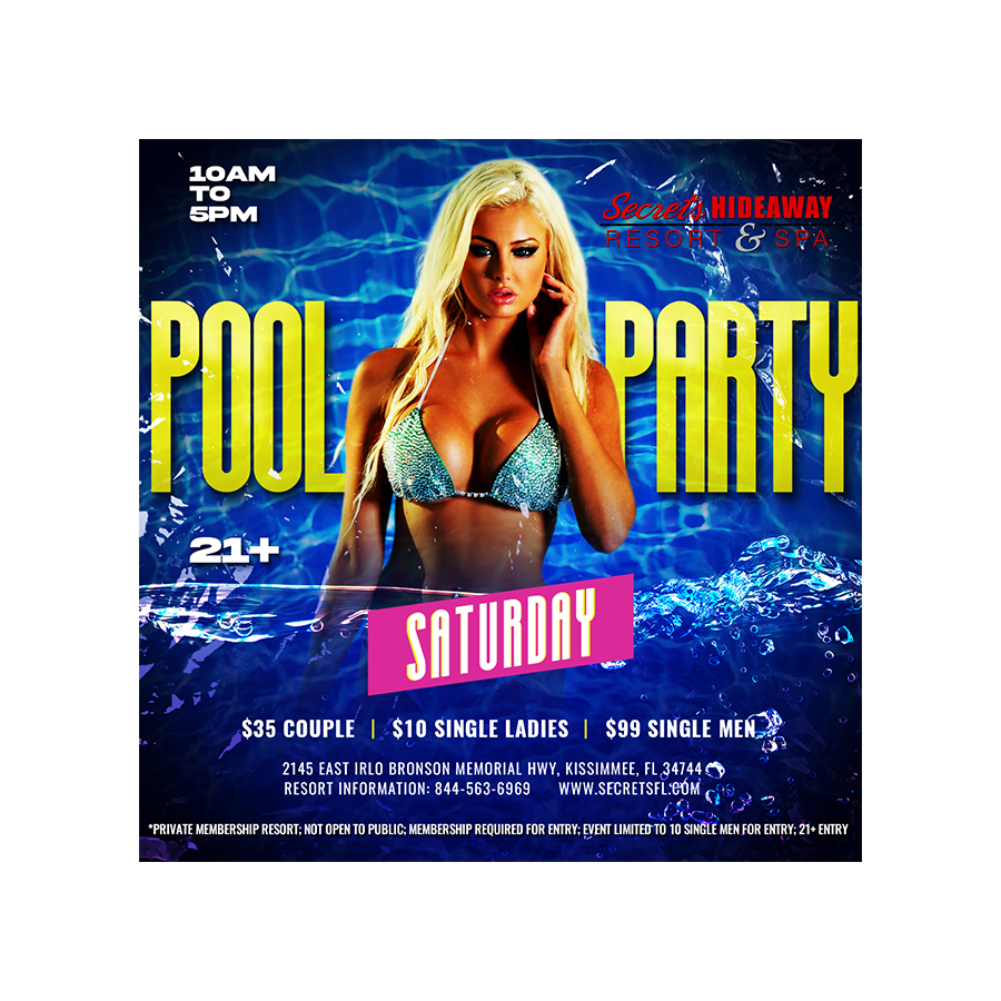 Pool Party 10am-5pm - Lusty Lovers Takeover
